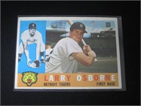 1960 TOPPS #201 LARRY OSBORNE DET TIGERS