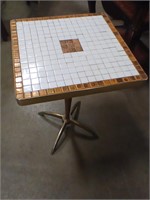 Mosaic tile top table