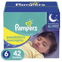 Pampers Size 6 Overnight Diapers 42CT Pack