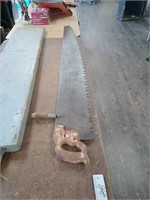 5 ft 1 Man Crosscut saw with wood case