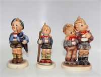 Three early Goebel Hummel boy  figurines