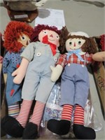 COLLECTION OF 3 RAGGADY ANN & ANDY DOLL CLOTHES