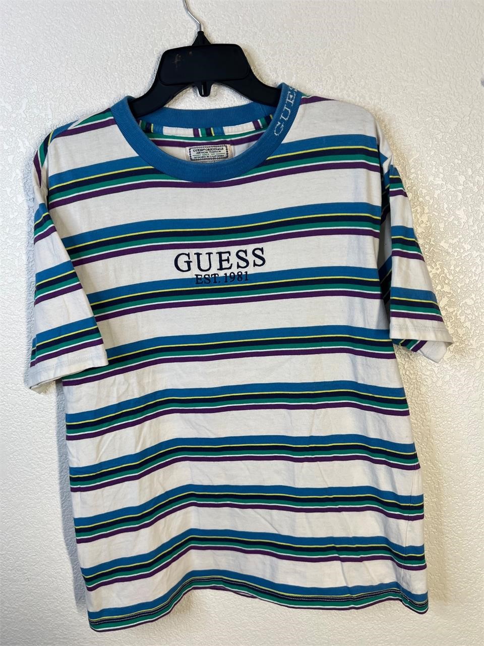 Guess Stripe Shirt Small