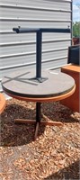 X2 WOODEN ROUND TABLES