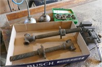 Hole Cutter Kit, Oil Cans, Bench Vice, Etc
