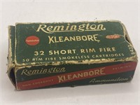 6 Rounds 32 Short Rim Fire by Remington