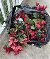 Christmas flower/ leaf decorations