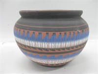 Navajo TKL Signed 9" Diameter Pottery Bowl