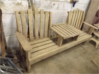 Wood Garden Bench  -- 74"