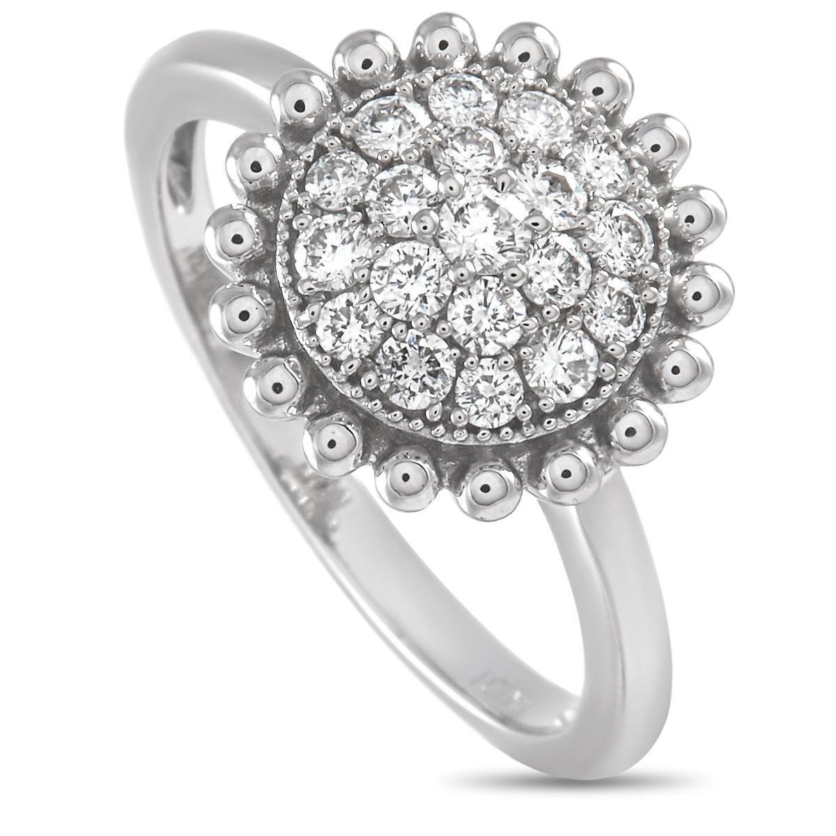 14K White Gold 0.45 ct Diamond Ring