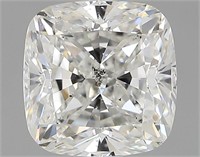 Gia Certified Cushion Cut 2.01ct Si2 Diamond