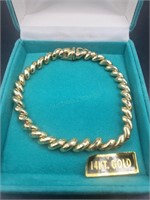 14k Yellow Gold 8in Bracelet 15.0g