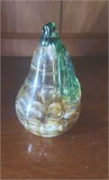 Joe Rice Pear Orb 1993, Art Glass