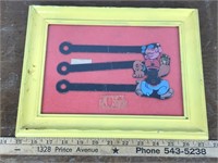 Framed Popeye The Sailor