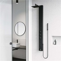 New $550! VIGO 58" H X 5" W 4-Jet Shower Panel