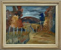 W.C.E. Simpson oil on canvas, Huile sur toile