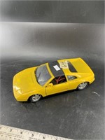 Scale model car of a Ferrari 348