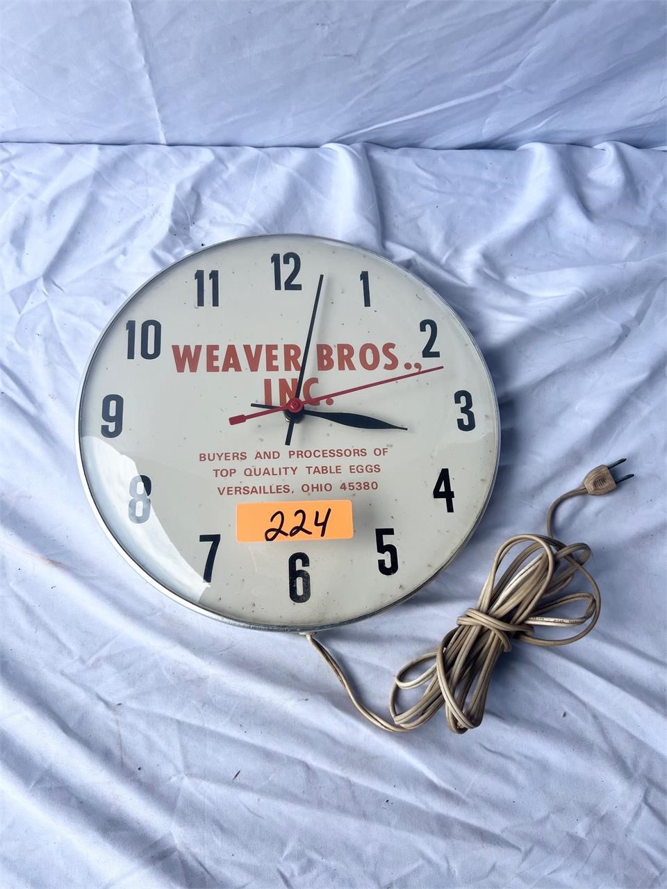 Weaver Bros. Clock