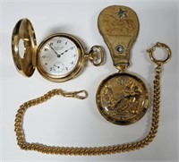 Bertmar skeleton pocket watch & Tissot & Fils