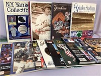 NY Yankees collectible books Yearbooks lot