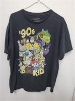 Ren & Stimpy '90s Cartoon Themed Shirt, Size: XL