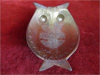 Sarna Brass owl tray.