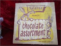 Very old Salerno chocolate box.