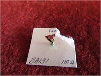 14K Gold pin. Masonic.