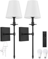 Dimmable Wall Sconces Set of 2