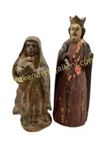 Two Religious Santos Figures