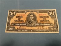 Canada $50 Bill 1937
