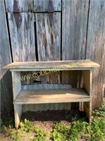 Antique bucket bench - needs repair