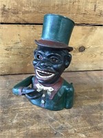 1950's Reproduction Jolly Man Money Box - with hat