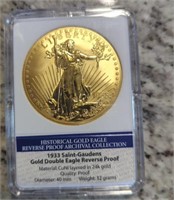 1933 Saint Gauden gold double eagle reserve proof