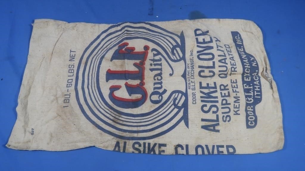 Antique GLF Quality Seed Bag