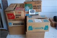 LOT OF CANNING JARS