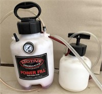 Motive power fill fluid Transfer pump