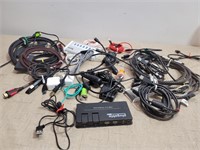 Assortment of USB CORDS and Chargers