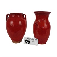 Ben Owen III Pottery (2 Vases)