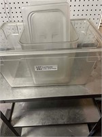 Misc Lot of Plastic pans and lids
