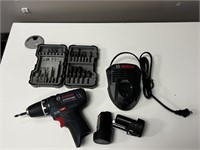 Bosch 12V Drill/ Driver, 2 batteries,Charger,