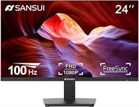 24" SANSUI FHD Monitor With HDMI & VGA