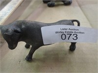 Cast Iron or Bronze Bull 4" X 2"