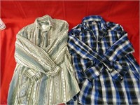 (2)Long sleeve shirts medium & 2X