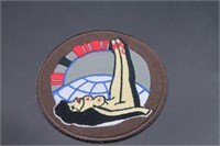 Military Patch With Naked Girl - Large Patch