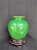 Chinese Crackle Glaze Jar
