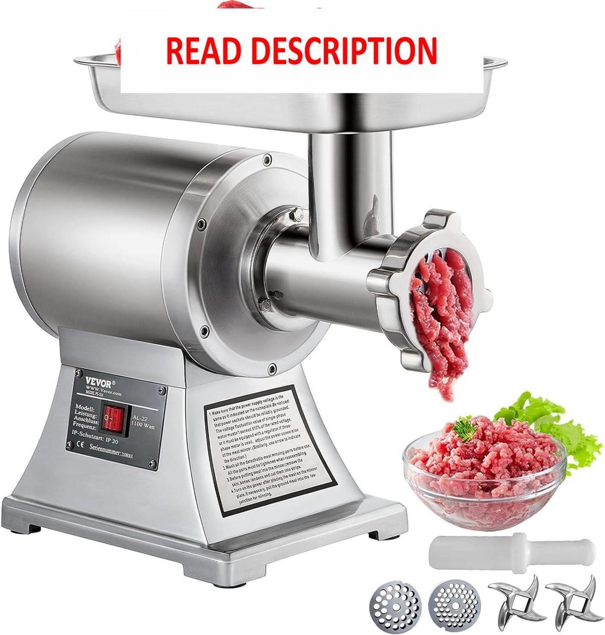 VEVOR Commercial Meat Grinder  550LB/h 1100W