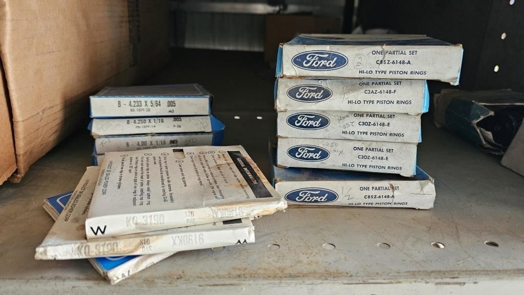 Ford Motor Company piston rings NOS plus QPR