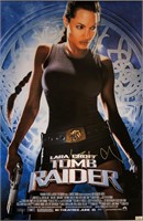 Tomb Raider Angelina Jolie Autograph Poster