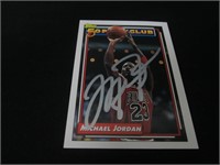 Michael Jordan Signed Trading Card Direct COA